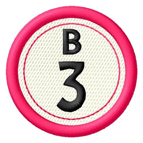 Bingo B3 Machine Embroidery Design