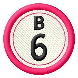 Picture of Bingo B6 Machine Embroidery Design