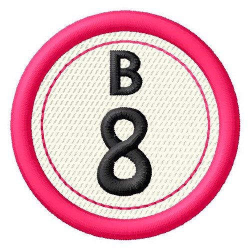 Bingo B8 Machine Embroidery Design