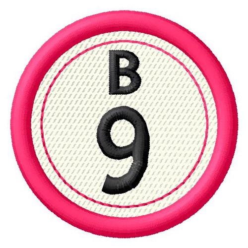 Bingo B9 Machine Embroidery Design