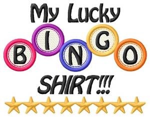 Picture of Lucky Shirt Machine Embroidery Design
