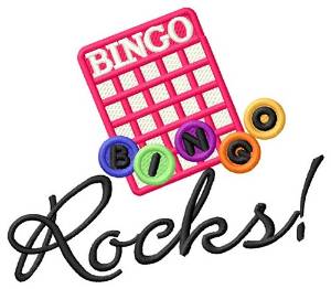 Picture of Bingo Rocks Machine Embroidery Design