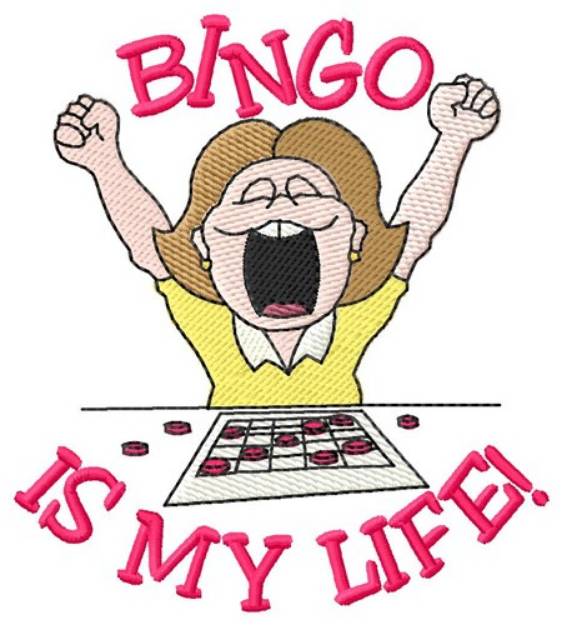 Picture of Bingo Life Machine Embroidery Design