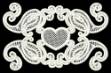 Picture of Paisley Heart Machine Embroidery Design