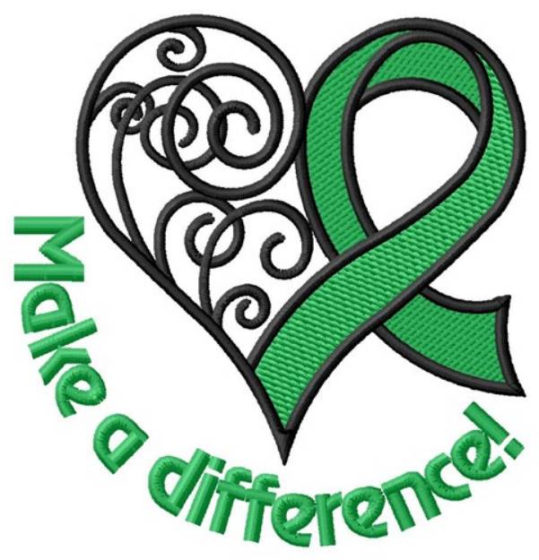 Picture of Make A Difference Machine Embroidery Design