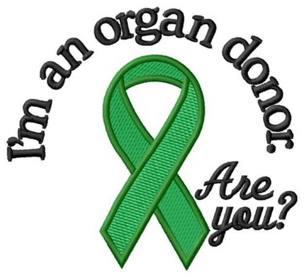 Picture of Organ Donation Matters Machine Embroidery Design