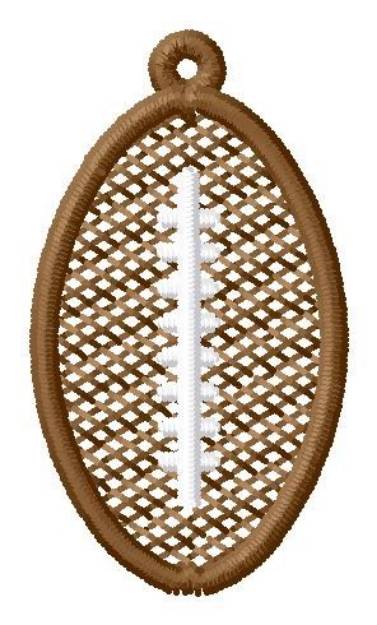 Picture of Football Machine Embroidery Design