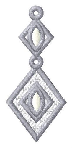 Diamond Drop Machine Embroidery Design