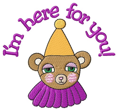 Here For You! Machine Embroidery Design