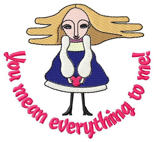 Youre My Everything Machine Embroidery Design