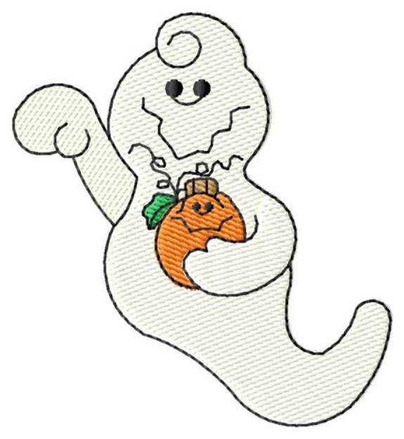 Picture of Halloween Ghost Machine Embroidery Design