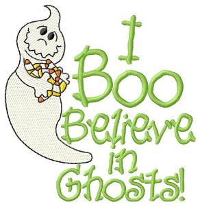 Picture of I Believe In Ghosts Machine Embroidery Design