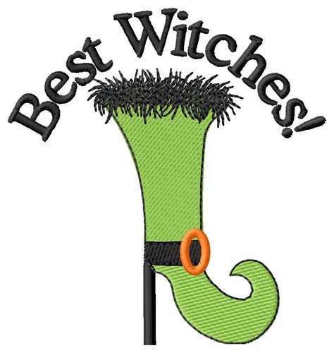 Best Witches! Machine Embroidery Design