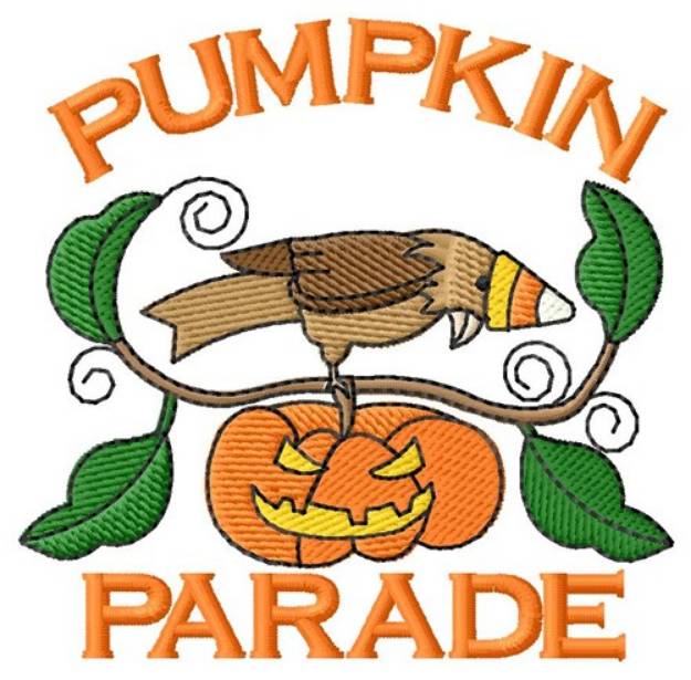 Picture of Pumpkin Parade Machine Embroidery Design
