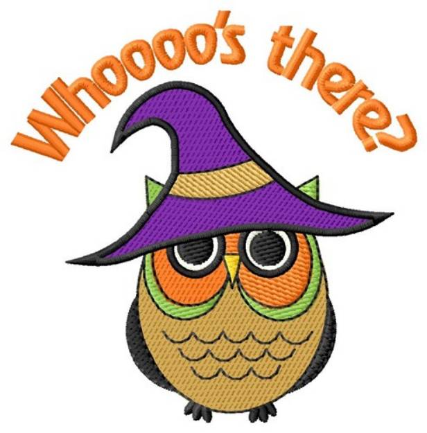 Picture of Spooky Halloween Owl Machine Embroidery Design