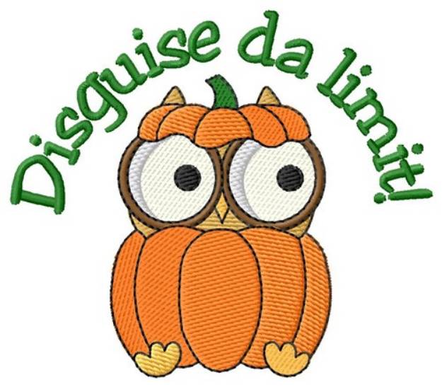 Picture of Owl Disguise Halloween Machine Embroidery Design