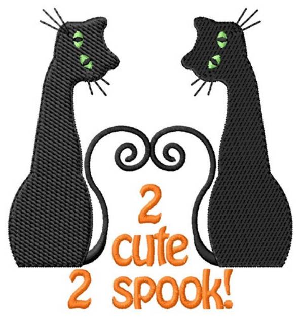 Picture of Too Cute To Spook! Machine Embroidery Design