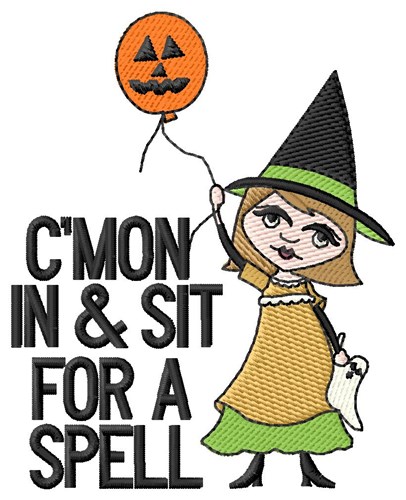 Witch Is In Machine Embroidery Design