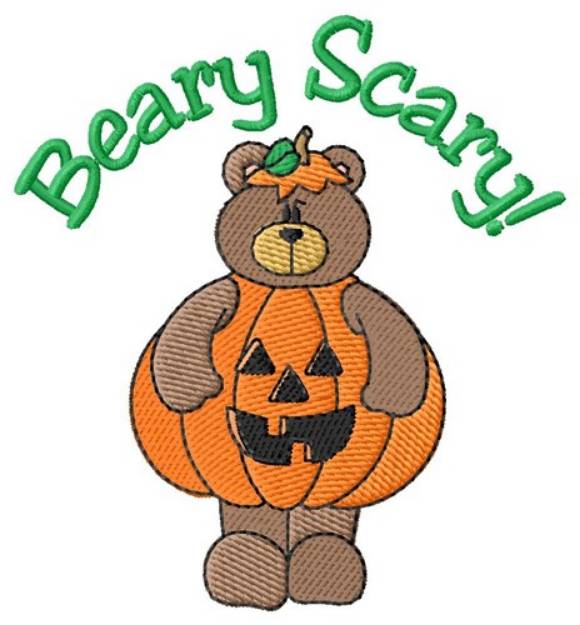 Picture of Beary Scary! Machine Embroidery Design