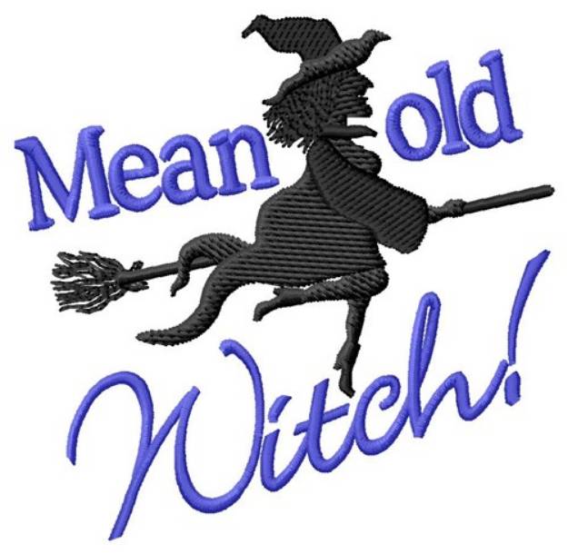 Picture of Happy Halloween Witch Machine Embroidery Design