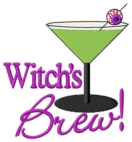 Witchs Brew! Machine Embroidery Design