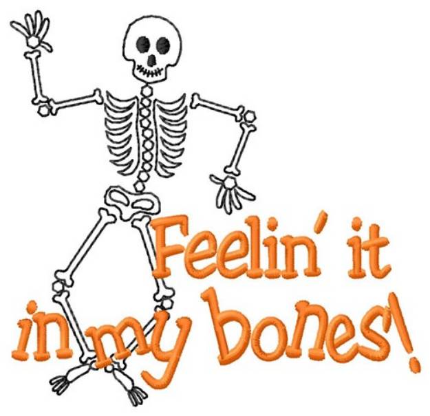 Picture of Trick Or Treat Skeleton! Machine Embroidery Design