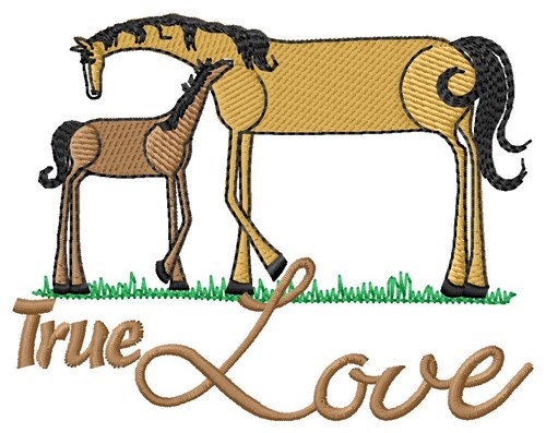 True Love Machine Embroidery Design