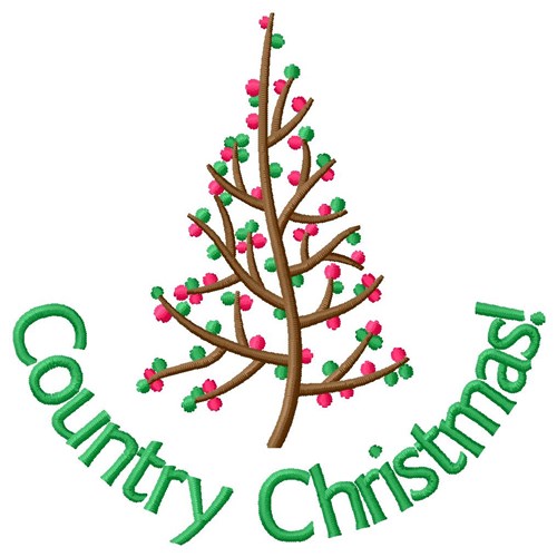 Country Christmas! Machine Embroidery Design