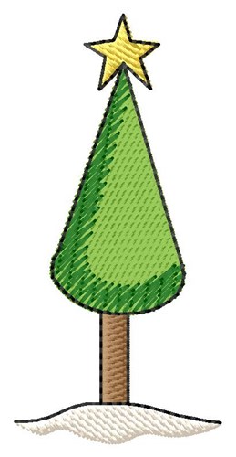 O Christmas Tree Machine Embroidery Design