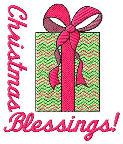 Christmas Blessings Machine Embroidery Design