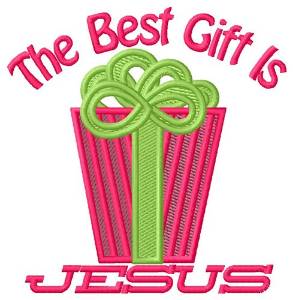Picture of Jesus The Best Gift Machine Embroidery Design
