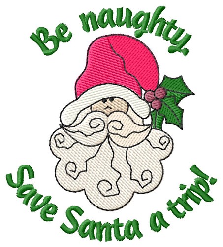 Be Naughty Machine Embroidery Design