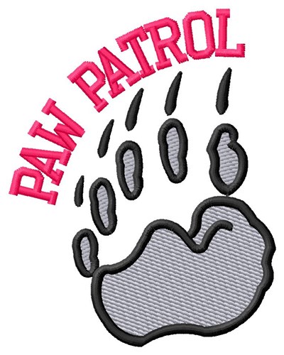 Bear Paw Patrol Machine Embroidery Design