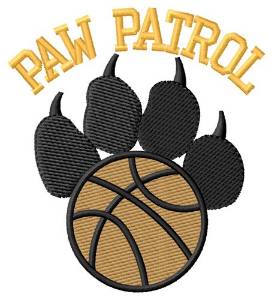 Picture of Dog Patrol Basketball Machine Embroidery Design