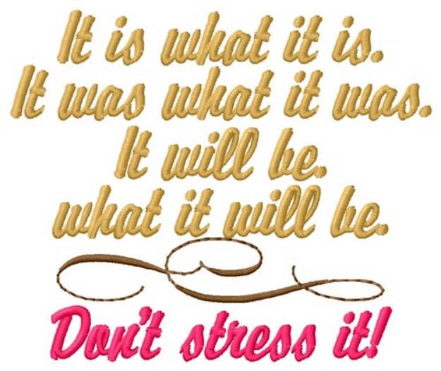 Picture of What You Resist Persists Machine Embroidery Design