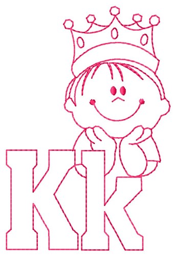 King K Machine Embroidery Design