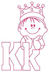 Picture of King K Machine Embroidery Design