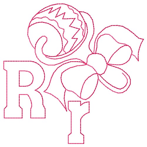 Rattle R Machine Embroidery Design
