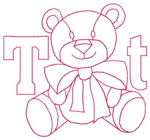 Picture of Teddy Bear T Machine Embroidery Design