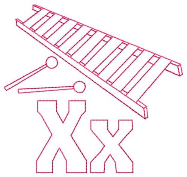Picture of Xylophone X Machine Embroidery Design