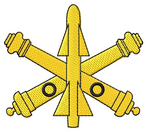 Air Defense Symbol Machine Embroidery Design