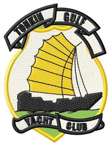 Tonkin Gulf Yacht Club Machine Embroidery Design