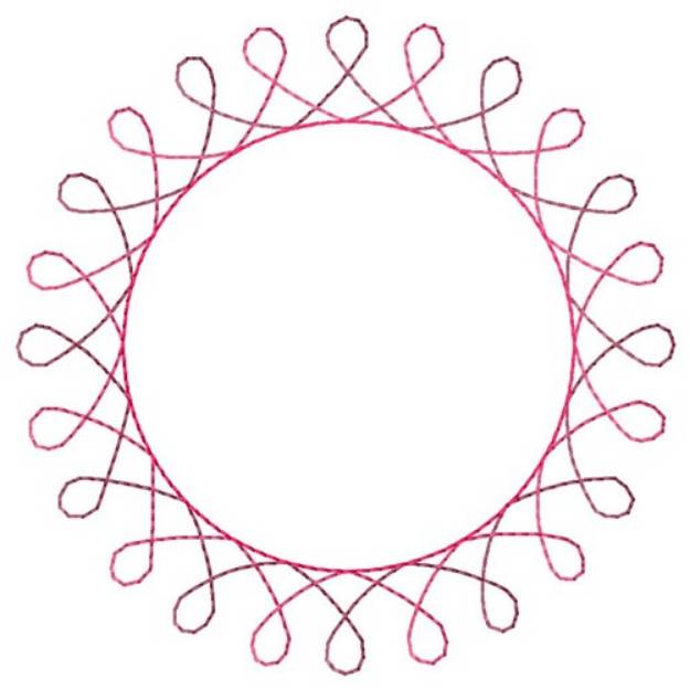 Picture of Circular Spirograph Machine Embroidery Design