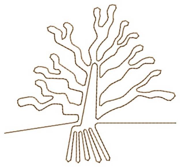 Picture of Nazca Lines Tree Machine Embroidery Design