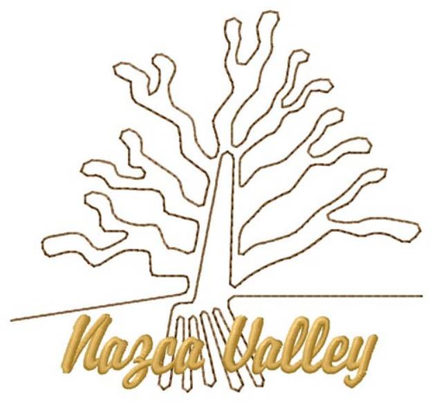 Picture of Nazca Lines Valley Tree Machine Embroidery Design