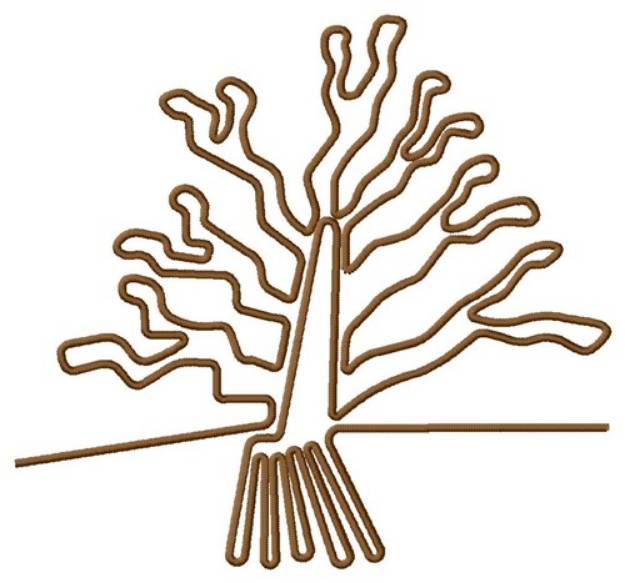 Picture of Nazca Lines Tree Machine Embroidery Design