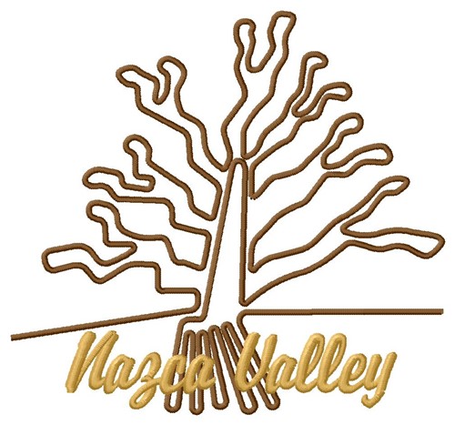 Nazca Lines Valley Machine Embroidery Design