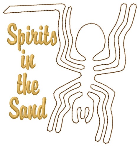 Nazca Lines In Sand Machine Embroidery Design