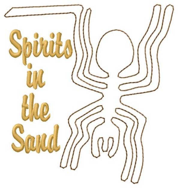 Picture of Nazca Lines In Sand Machine Embroidery Design