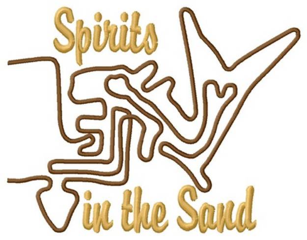 Picture of Spirits In Sand Nazca Lines Machine Embroidery Design
